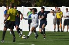 Men's Soccer vs Brandeis  Wheaton Men's Soccer vs Brandeis University. - Photo by Keith Nordstrom : Wheaton, Soccer, Brandeis, MSoc2019